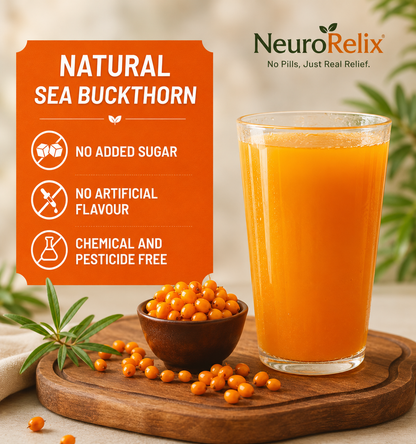 Sea Buckthorn Juice – 500ml | Omega 7-Rich Superfruit | With Omega 3, 6 & 9