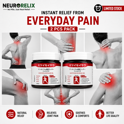 Instant Pain Relief Soothing Massage Gel (Pack of 2)