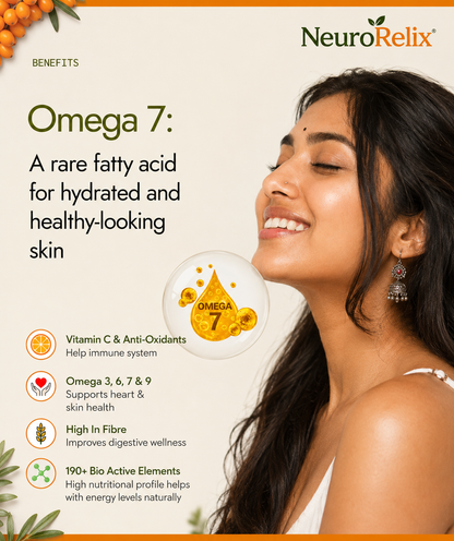 Sea Buckthorn Juice – 500ml | Omega 7-Rich Superfruit | With Omega 3, 6 & 9